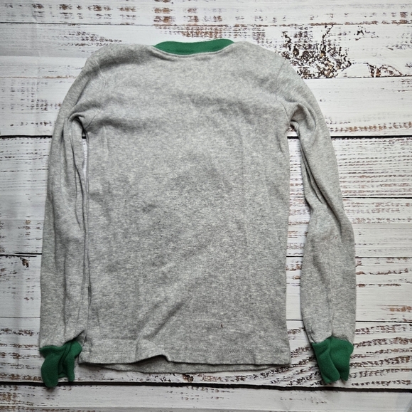 Carters Snug Fit Dinosaur Christmas PJs pajamas + CP long sleeve Ninja t-shirt 6 - Picture 4 of 9